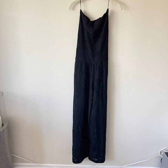 Fuzzi Strapless Lace Jumpsuit - Picture 9 of 9